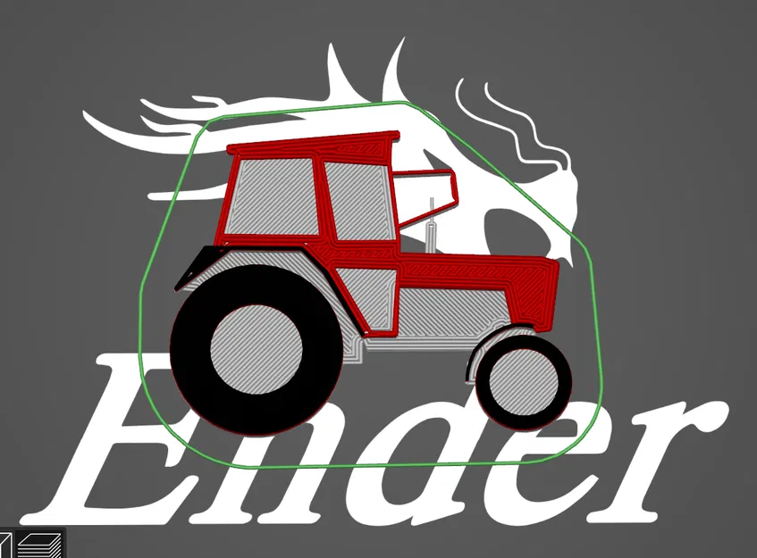 Móc Khóa Máy Cày (Ursus C360) - Image 2