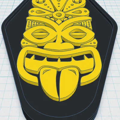 Tiki Keytag 98