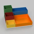 Hộp Đựng Tổ Chức Bàn Làm Việc Modul Đơn Giản - Thumbnail 3