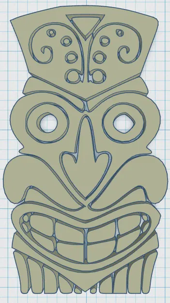 Tiki Keytag 94 - Vật Tổ May Mắn Theo Phong Cách Polynesia - Image 3