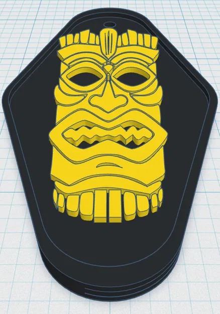 Tiki Keytag 88 - Móc Khóa Lớn - Image 1