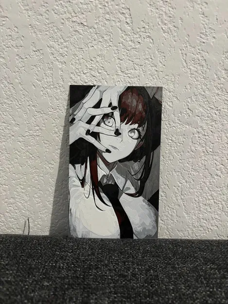 Makima (HueForge) - Mô Hình 3D - Image 1