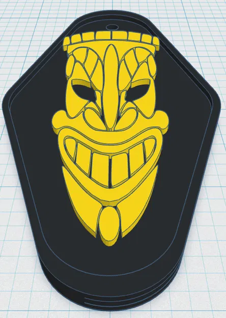 Tiki Keytag 95 - Biểu Tượng Văn Hóa Đảo - Image 1