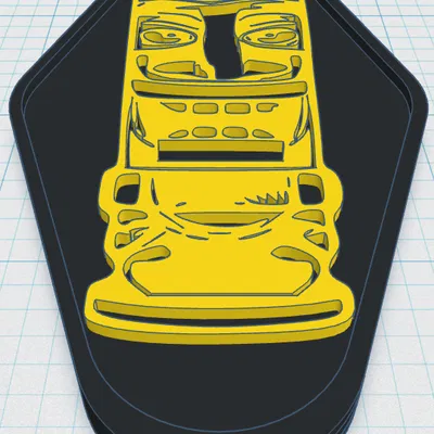 Tiki Keytag 86 - Móc khóa lớn