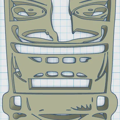 Tiki Keytag 86 - Móc khóa lớn