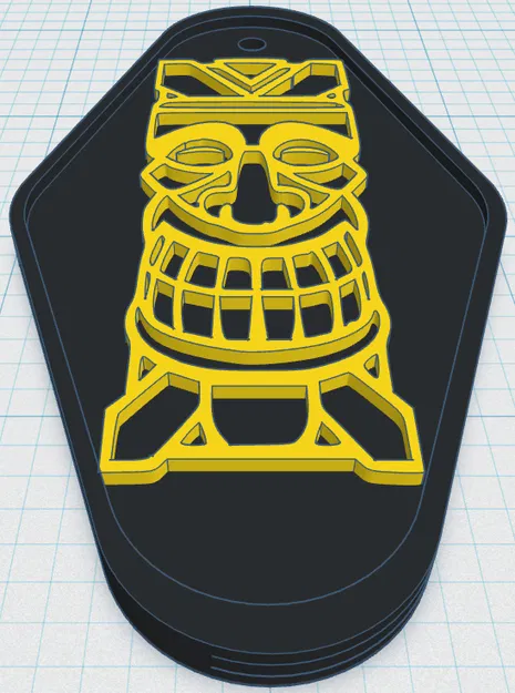 Tiki Keytag 83 - Móc khóa lớn - Image 1