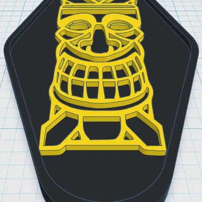 Tiki Keytag 83 - Móc khóa lớn