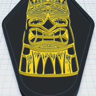 Tiki Keytag 77 - Móc Khóa Lớn