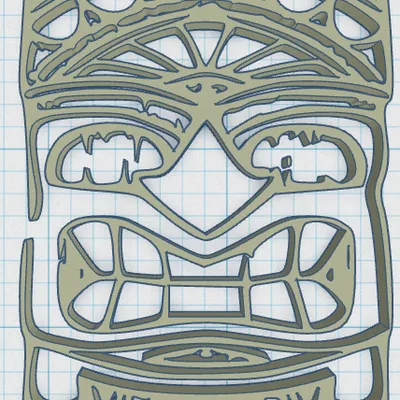 Tiki Keytag 77 - Móc Khóa Lớn