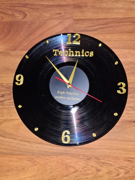 Đồng hồ im lặng từ đĩa nhạc LP ( Technics ) - Image 1