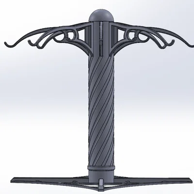 Chân đế móc chìa khóa xoay