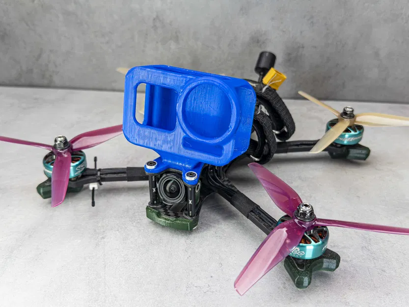 Mount DJI Action 4 cho Quadmula Siren F5 Mini - Image 1