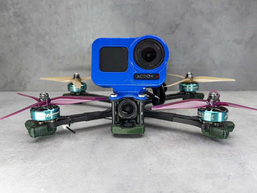 Mount DJI Action 4 cho Quadmula Siren F5 Mini - Image 3