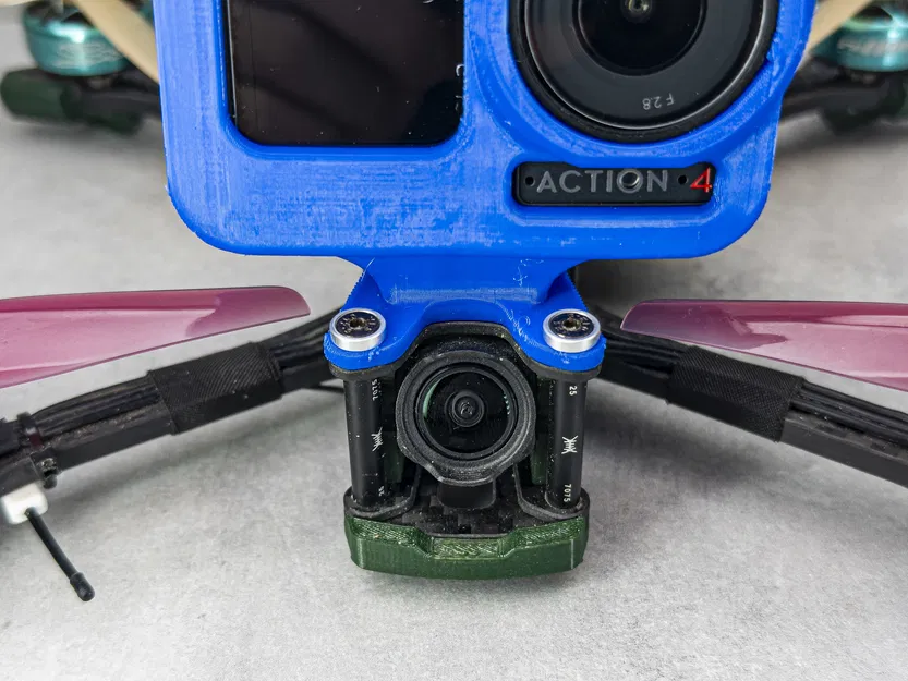 Mount DJI Action 4 cho Quadmula Siren F5 Mini - Image 9