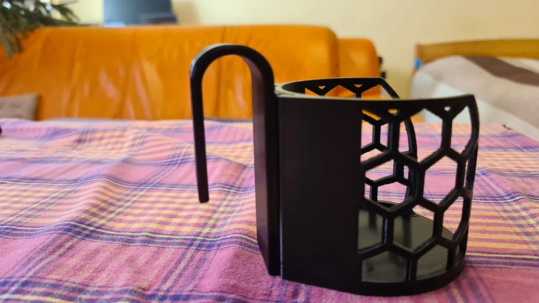 Móc chữ U Gắn Khung Giường cho "Laptop Saver" Drink Holder - Image 1