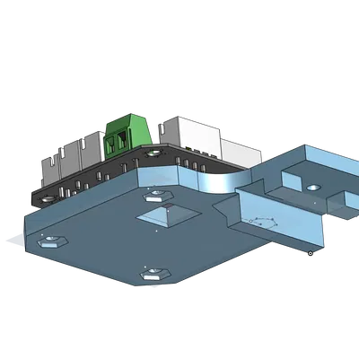Giá đỡ EBB42 cho thanh nhôm 2020, có khe tản nhiệt