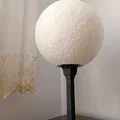 Đèn Mặt Trăng Lithophane Thiết Kế Cong Cao 20cm - Thumbnail 3