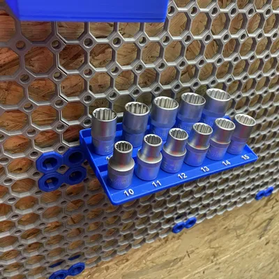 Multiboard - Hộp đựng socket (1/2" Metric) REMIX