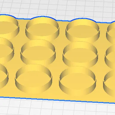 Giá Đỡ Cuộn Chỉ Gridfinity 33mm Ren 3x4
