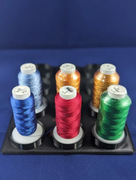 Giá Đỡ Cuộn Chỉ Gridfinity 33mm Ren 3x4 - Image 3