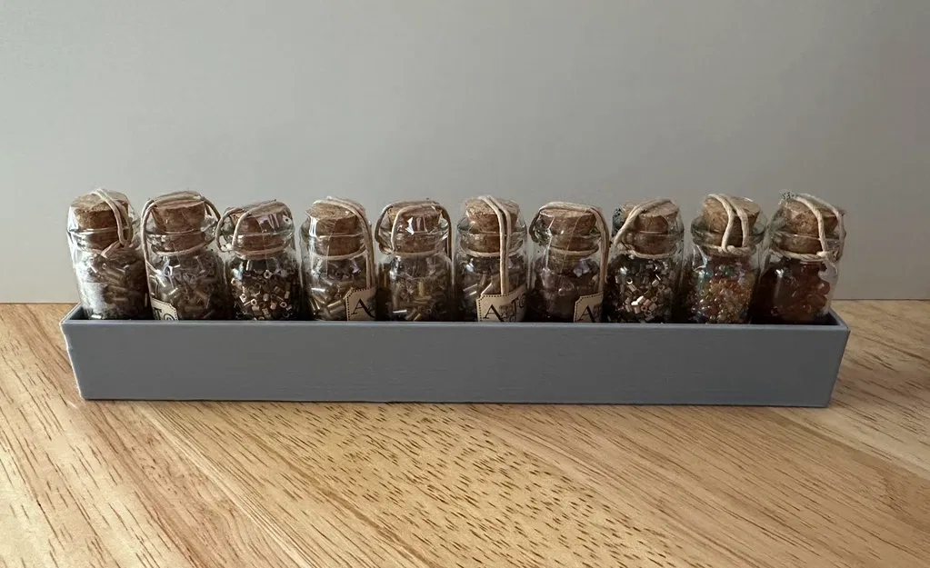 Kệ giữ lọ hạt thủ công - Image 2