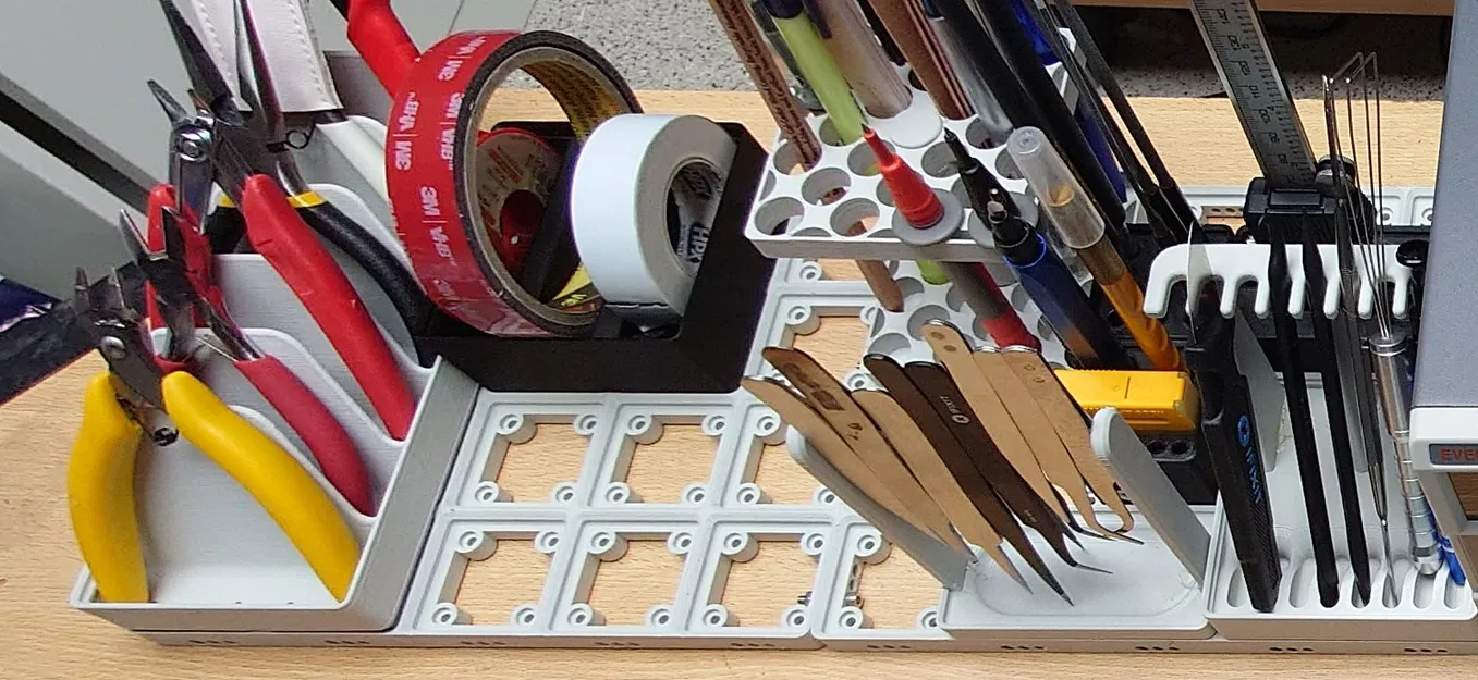 Tấm nền Gridfinity 5x4 bắt vít với lỗ M3 - Image 1