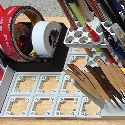 Tấm nền Gridfinity 5x4 bắt vít với lỗ M3