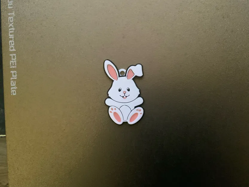 Móc khóa/Mặt dây chuyền thỏ Phục sinh siêu cưng - Image 2