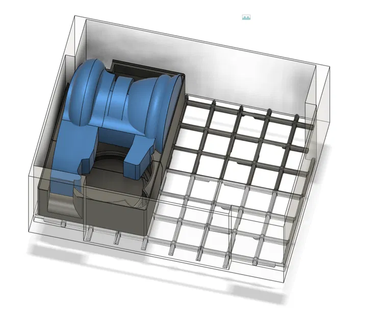 Hộp Đựng Máy Chà Nhám Makita B5041 Theo Chuẩn Gridfinity, Kích Thước 6x3 - Image 2
