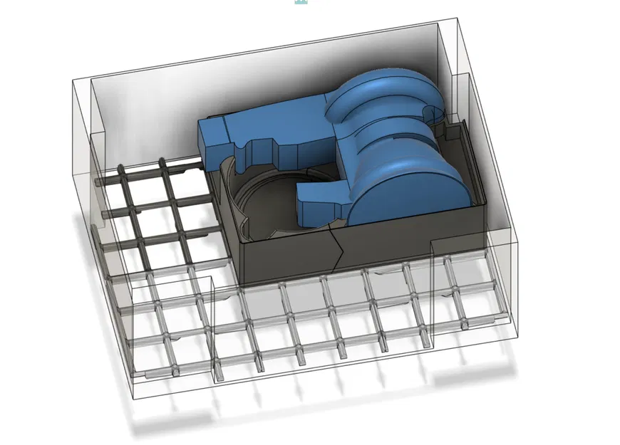 Hộp Đựng Máy Chà Nhám Makita B5041 Theo Chuẩn Gridfinity, Kích Thước 6x3 - Image 3
