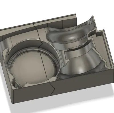 Hộp Đựng Máy Chà Nhám Makita B5041 Theo Chuẩn Gridfinity, Kích Thước 6x3