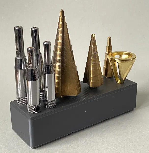 Hộp Gridfinity Cho Mũi Khoét Bậc - Image 1