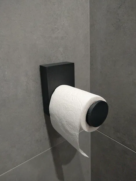 Giá đỡ giấy vệ sinh kèm móc treo IKEA Tisken - Image 1