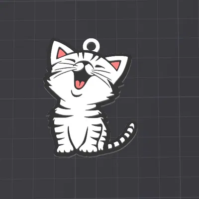 Móc Khóa / Mặt Dây Chuyền Hình Mèo Dễ Thương