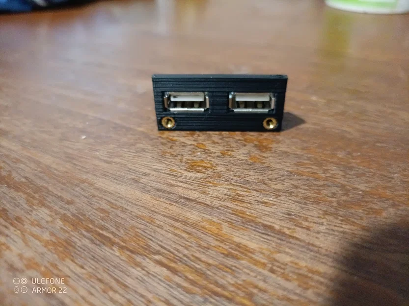 Giá đỡ gắn mặt trước cho 2 bo mạch USB Type A Female Breakout - Image 3