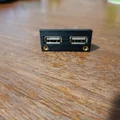 Giá đỡ gắn mặt trước cho 2 bo mạch USB Type A Female Breakout - Thumbnail 3