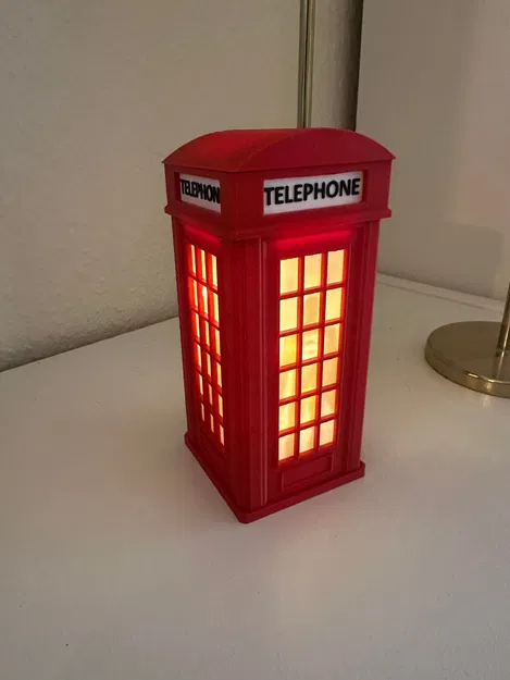 Hộp đèn bốt điện thoại (kèm Superman) - Image 4