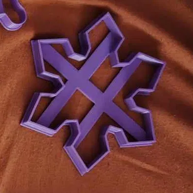 Khuôn cắt bánh quy hình bông tuyết v1