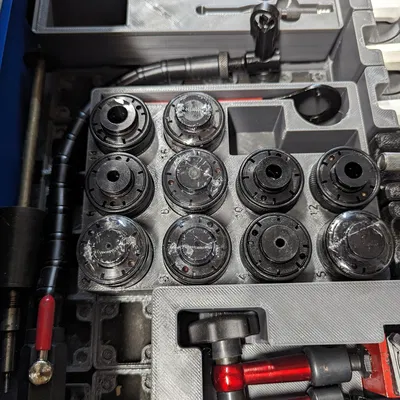 Khay GT12 Tapping Collet Chuck Set Holder Gridfinity