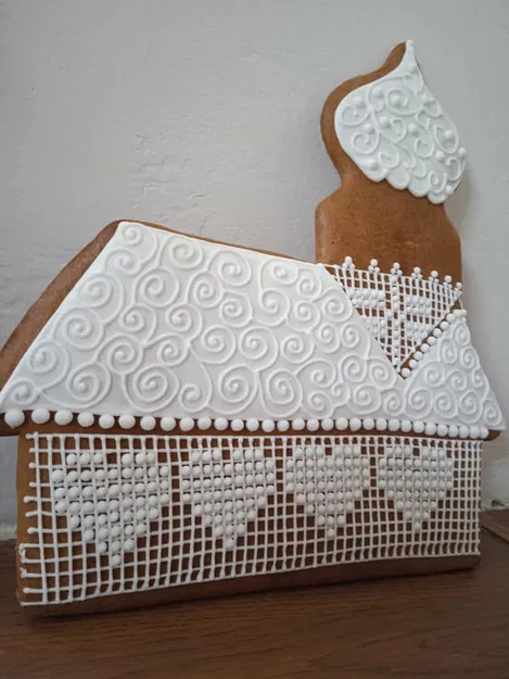 Khuôn Cắt Bánh Quy Hình Nhà Thờ v3 (vykrajovátko na cukroví Kostel v3) - Image 1