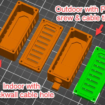 Vỏ Cảm Biến Ngoài Trời / Trong Nhà Cho DHT22 Và Các Loại Khác