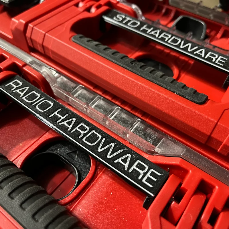 Nhãn cho Hộp Đồ Ngăn Nhỏ Milwaukee Packout 11 Ngăn (48-22-8430)