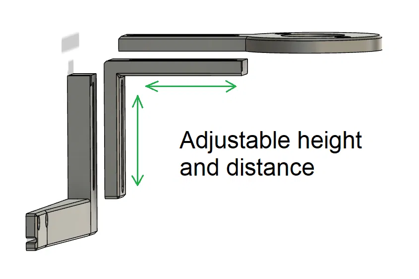 Giá đỡ trung tâm Bambu Lab P1/X1 cho camera Tapo C200/C210 - Image 3