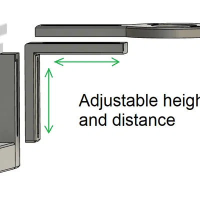 Giá đỡ trung tâm Bambu Lab P1/X1 cho camera Tapo C200/C210