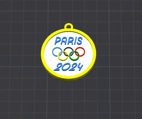Móc khóa / mặt dây chuyền Olympic Paris 2024 - Image 1