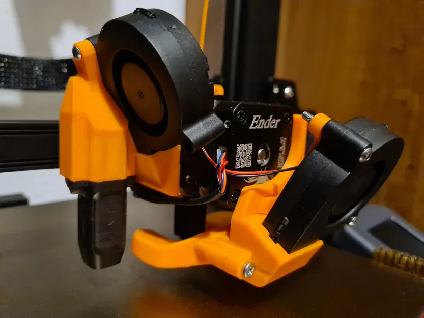 Giá đỡ Zero-Y Offset cho Ender 3 S1/Pro với Quạt 5015 cho TriangleLabs CHCB-OT Hotend - Image 1