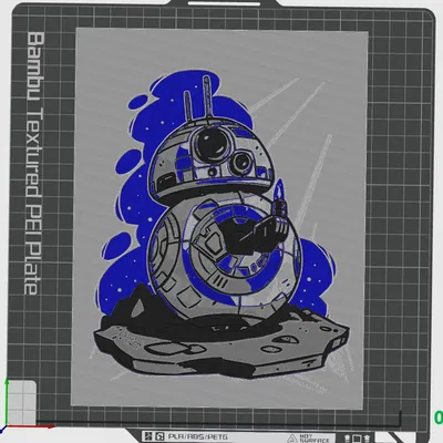 Mô Hình BB8 StarWars Hueforge
