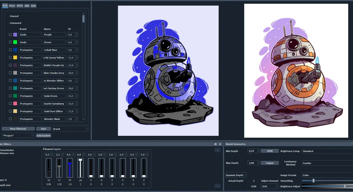 Mô Hình BB8 StarWars Hueforge - Image 2
