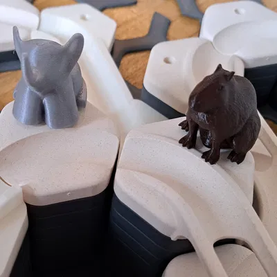 Capybara và Voi Ngồi Tương Thích GraviTrax Junior