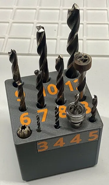 Hộp Gridfinity Cho Mũi Khoan Gỗ - Image 1